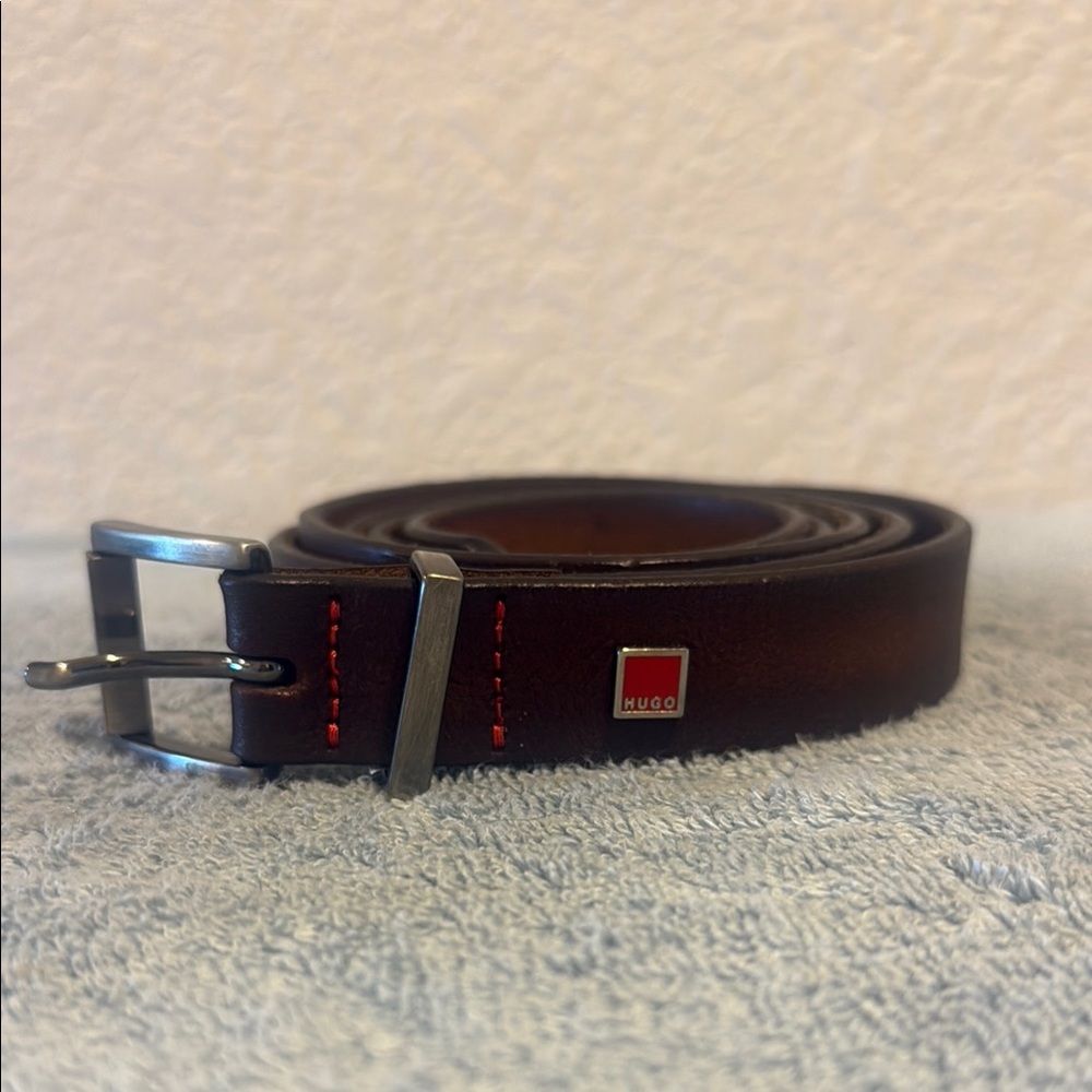 Hugo Boss Brown Belt Bag Leather Chic